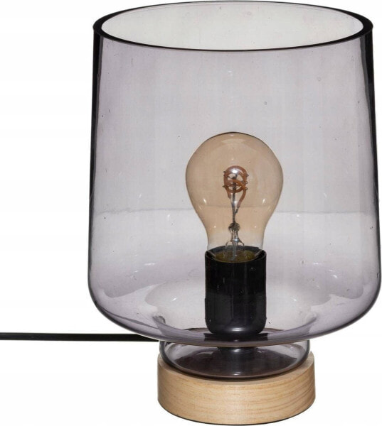 Lampa stołowa Atmosphera Lampa stołowa loft Mind, szklany klosz, wys. 23 cm