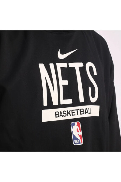 Dri-Fit NBA Brooklyn Nets Spotlight Erkek Siyah Basketbol Sweatshirt