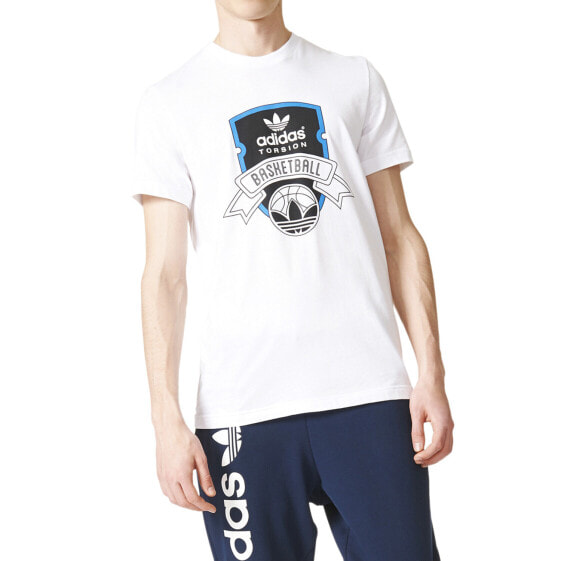 Adidas Originals Torsion Men's T-Shirt White-Blue-Black az1060