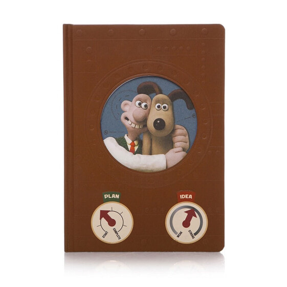 Блокнот для детей Half Moon Bay Aardman Wallace & Gromit Inventor'S A5