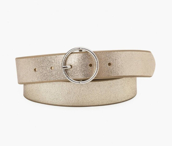 Levi's Women's Athena Belt Light Gold Size XS New