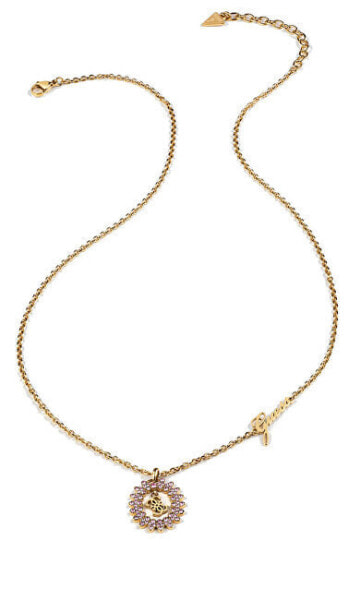 Beautiful Re-leaf Gold Plated Necklace JUBN01331JWYGLRT/U