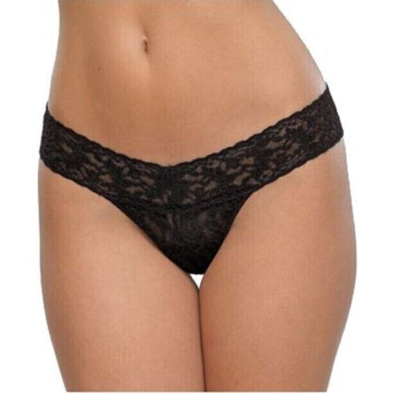 Hanky Panky 261163 Womens Signature Lace Low Rise Thong Black Size One Size