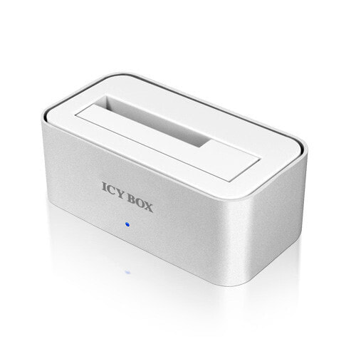 ICY BOX IB-111StU3-Wh, HDD, Serial ATA, 2.5,3.5", USB 3.2 Gen 1 (3.1 Gen 1) Type-A, 5 Gbit/s, Silver, White
