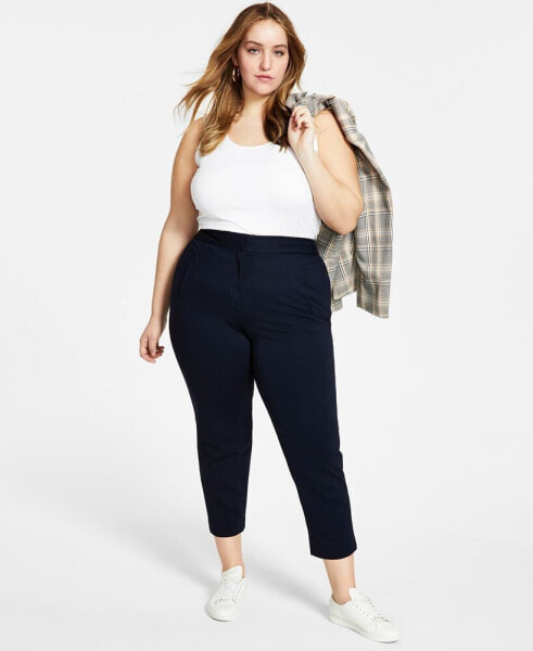 Plus Size Compression Ankle Pants, Created for Macy's