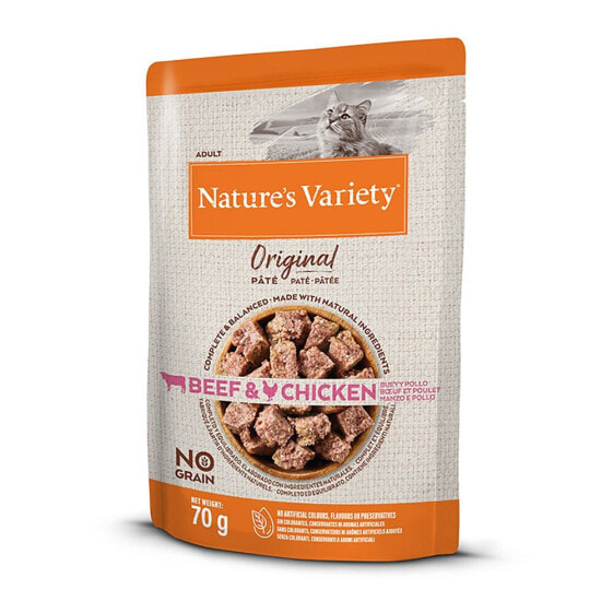 AFFINITY Nature´s Valley Original Feline Adult Beef Chicken Pate 12x70g Cat Food