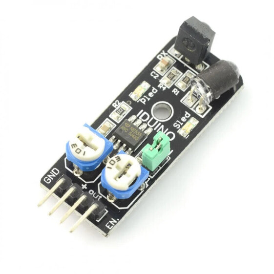Distance sensor, reflective - receiver + transmiter IR - 3.3V / 5V - 40cm - Iduino ST1081