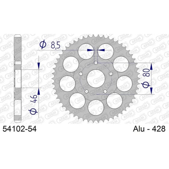 AFAM 54102 Rear Sprocket