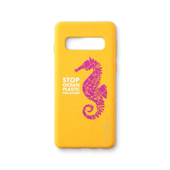 Чехол для смартфона Fashiontekk AB Wilma Seahorse Samsung Galaxy S10 15.5 см (6.1") розовый желтый