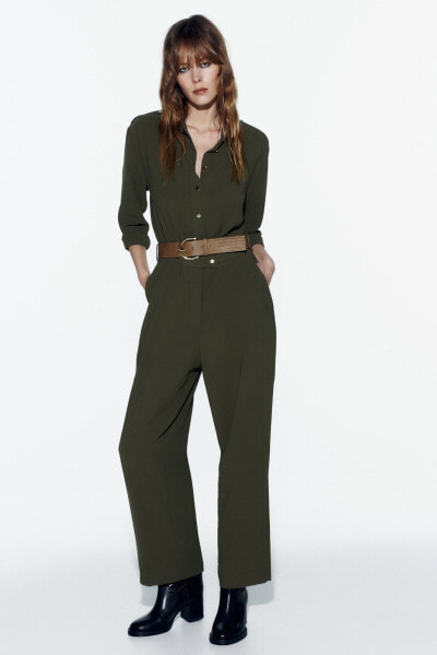 Jumpsuit with belt