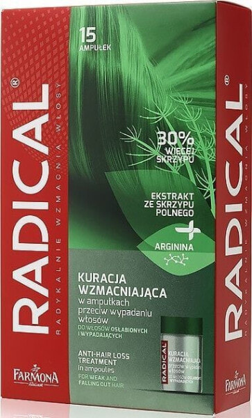 Farmona Ampułki do włosów Radical Anti-Hair Loss Treatment przeciw wypadaniu 15x5ml