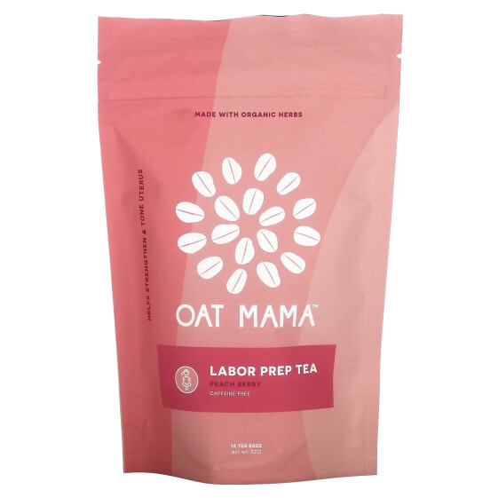 Labor Prep Tea, Peach Berry, 14 Tea Bags, 32 g