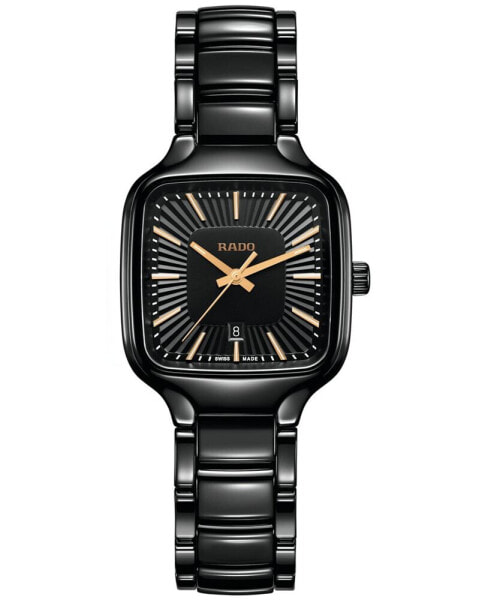 Часы Rado True Square Ceramic 29mm Black