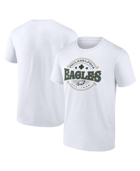 Men's White Philadelphia Eagles Celtic T-shirt