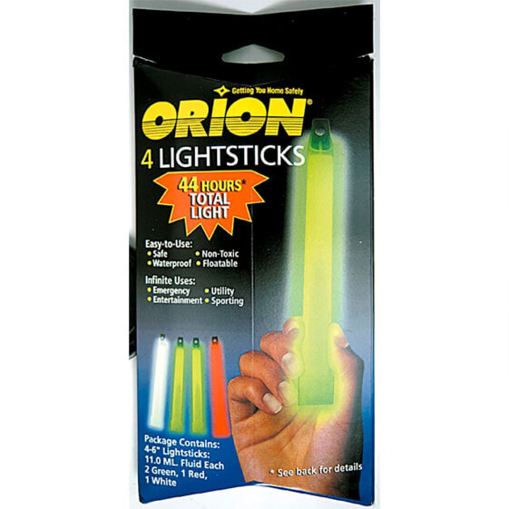 ORION SAFETY PRODUCTS 2 Green/1 Red/1 White Chemical Light