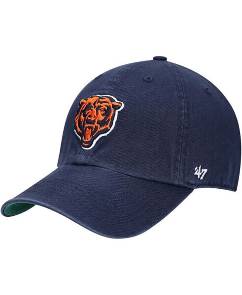 Men's Navy Chicago Bears Franchise Mascot Logo Fitted Hat