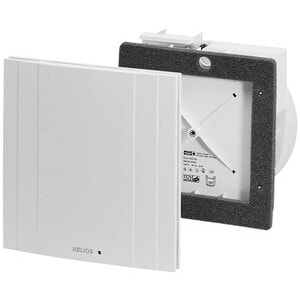 Helios Ventilatoren ELS-VEZ 60 - Wand - Badezimmer - Küche - Toilette - Weiß - IPX5 - 60 m³/h - 1720 RPM