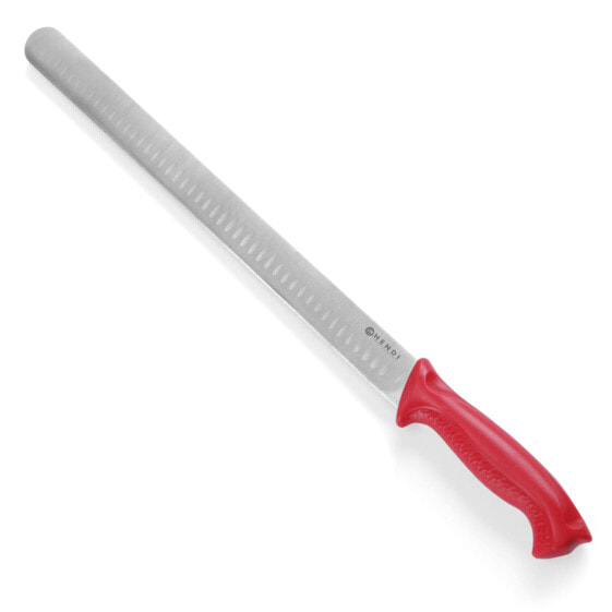 Нож кухонный профессиональный HACCP для сырого мяса 490 мм - красный - Hendi 842928