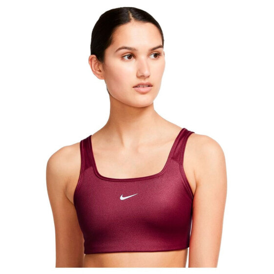 Топ спортивный Nike Dri Fit Swoosh Бра средней поддержки