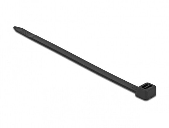 Delock 18989 - Ladder cable tie - Nylon - Black - 15 cm - V2 - -35 - 85 °C