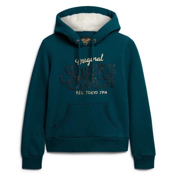 SUPERDRY Luxe Metallic Logo hoodie