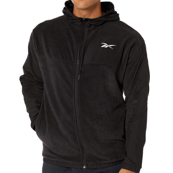 [FS8450] Mens Reebok Workout Ready Fleece Full Zip Hoodie