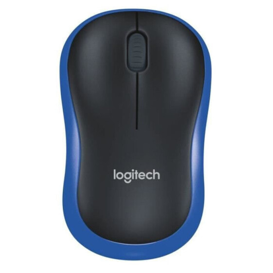 Logitech Wireless Optical Mouse - M185 Blau