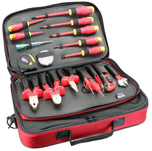 InLine Electrician Tool Bag 18 tools best used in IT / data center enviroments