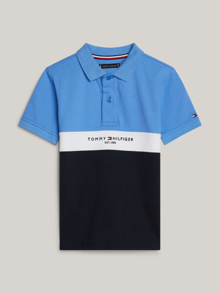 Kids' Regular Fit Tommy Colorblock Polo