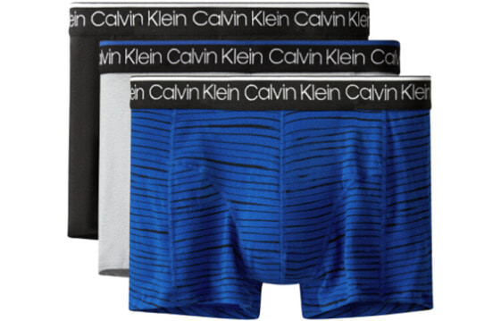 Трусы Calvin Klein с логотипом, 3 шт., разные цвета
