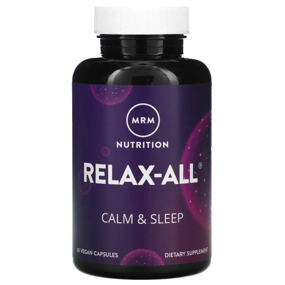 Мягкие капсулы MRM Nutrition "Релаксация, Спокойствие и Сон" 60 шт. - для здорового сна