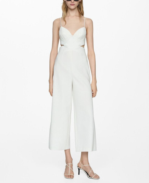 Women's Side Slits Detail Strap Jumpsuit