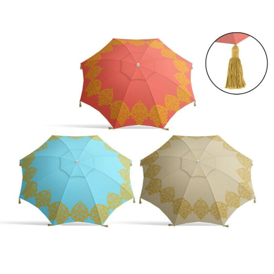 Пляжный зонт Shico бахрома Ø 240 см Ткань Оксфорд