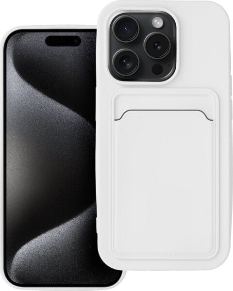 OEM Futerał CARD CASE do IPHONE 15 Pro biały