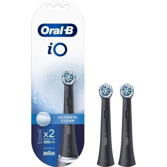 Насадка для электрической зубной щетки Oral B iO Ultimate Clean Schwarzbrsten, 2 x
