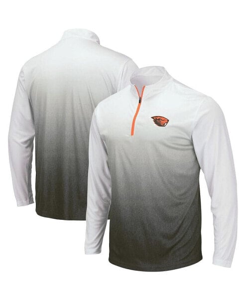 Куртка с застежкой-молнией мужская Colosseum Oregon State Beavers серого цвета с логотипом команды