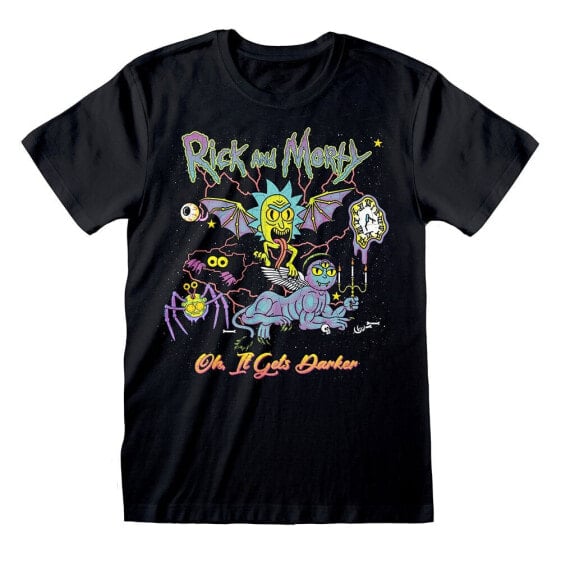 HEROES Rick & Morty Oh It Gets Darker short sleeve T-shirt