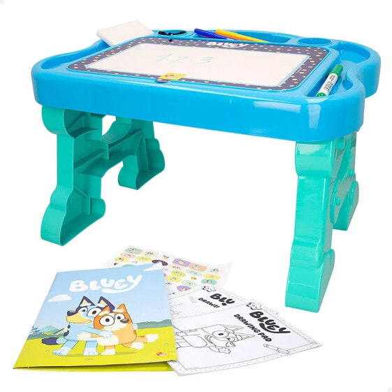 COLOR BABY Bluey Drawing Table Desk With Accessories 30x48x38 cm refurbished