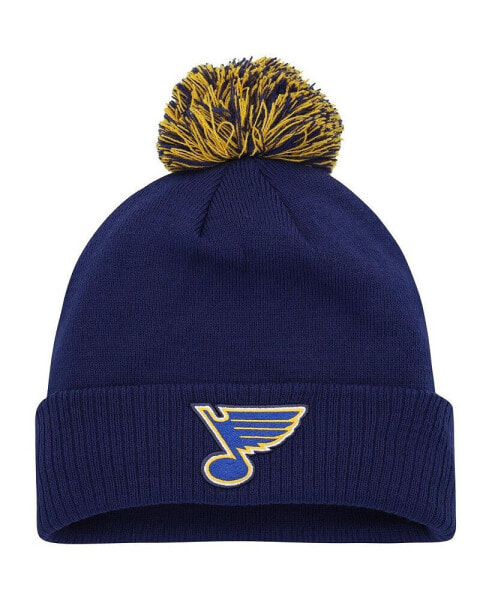 Men's Blue St. Louis Blues COLD.RDY Cuffed Knit Hat with Pom