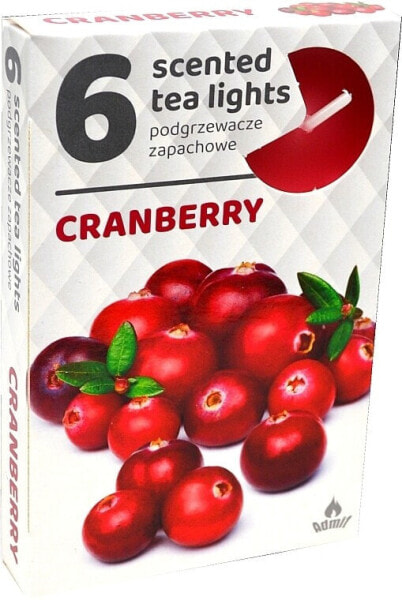 Teelichter Cranberry 6 St.