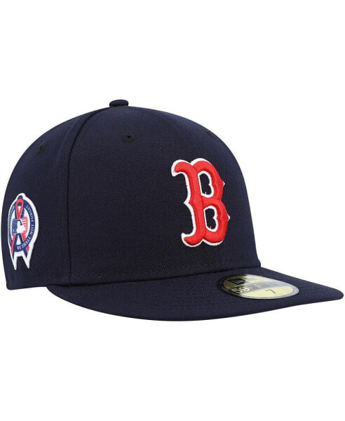 Men's Navy Boston Red Sox 9/11 Memorial Side Patch 59FIFTY Fitted Hat