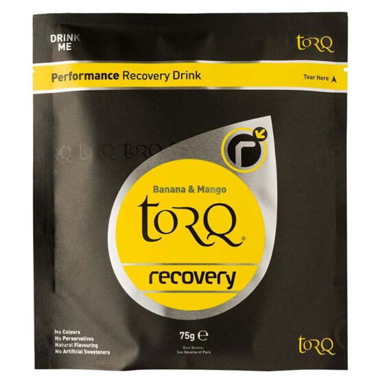 TORQ 50g Banana Mango Recovery Energy Gels Box 10 Units