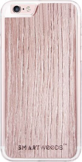 SmartWoods Case Etui Drewniane Różowy Rose Gold Iphone 6 6S Plus