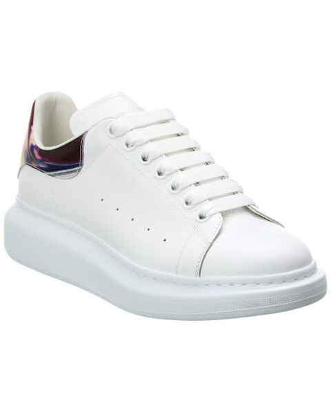 Alexander Mcqueen Oversized Leather Sneaker Men's White 41.5