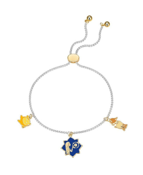 Unwritten Multi Enamel Wish Star, Valentino, and Asha Bolo Bracelet