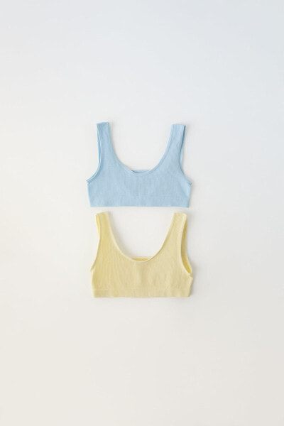 8-14 years/ pack of two seamless tops