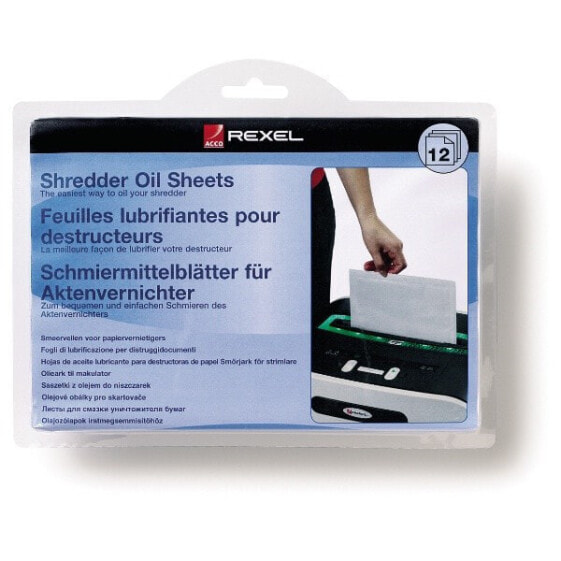 Rexel Shredder Oil Sheets (12), 12 pc(s)
