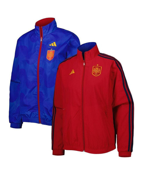 Свитшот adidas женский Куртка с полной молнией Spain National Team Anthem AEROREADY в обратной стороне