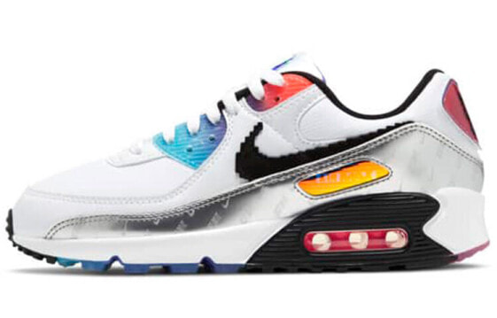 Кроссовки беговые женские Nike Air Max 90 Good Game Белый/Серебро