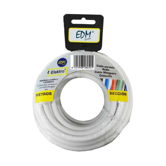 Cable EDM 2 x 1,5 mm White 20 m